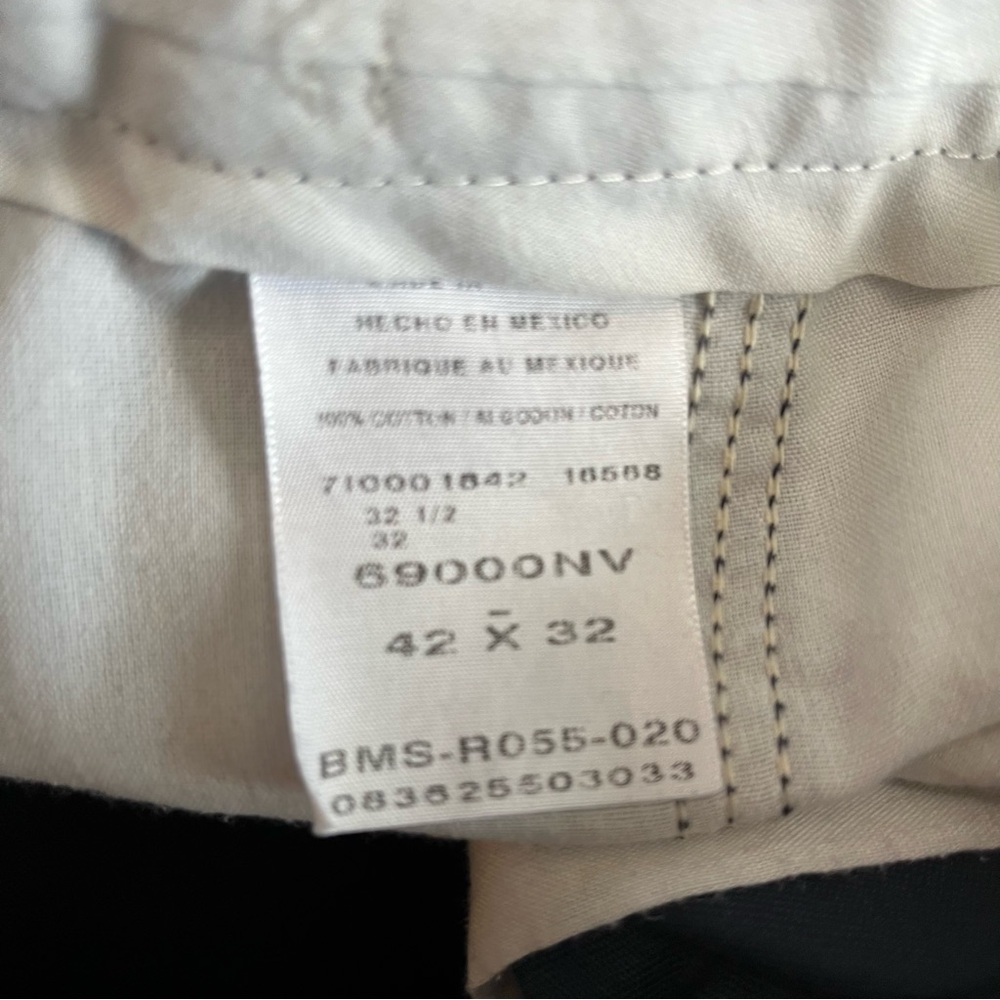 Timber Creek Navy Blue Khaki Pants 42x32 - Picture 4 of 5